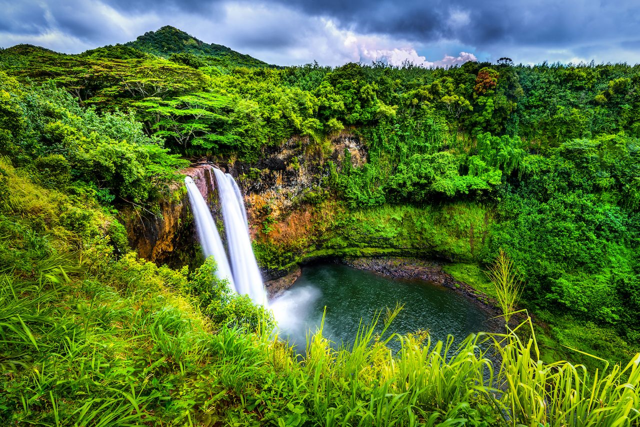 wailua falls in kauai