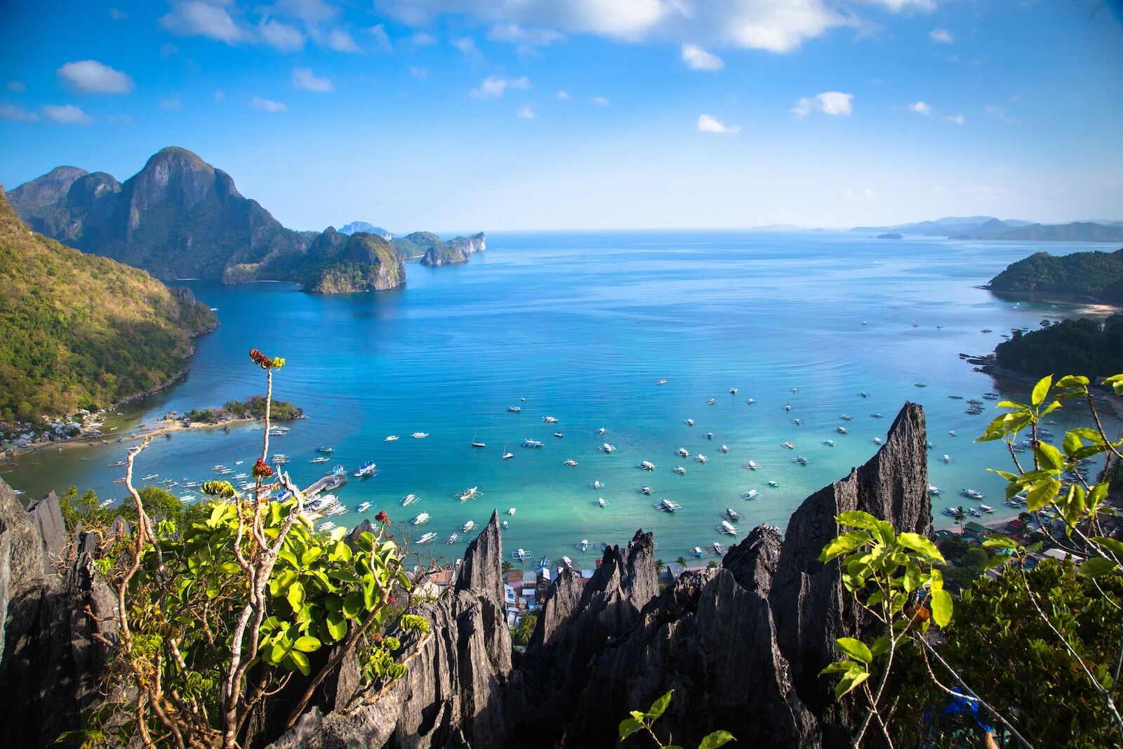 El Nido bay in the Philippines