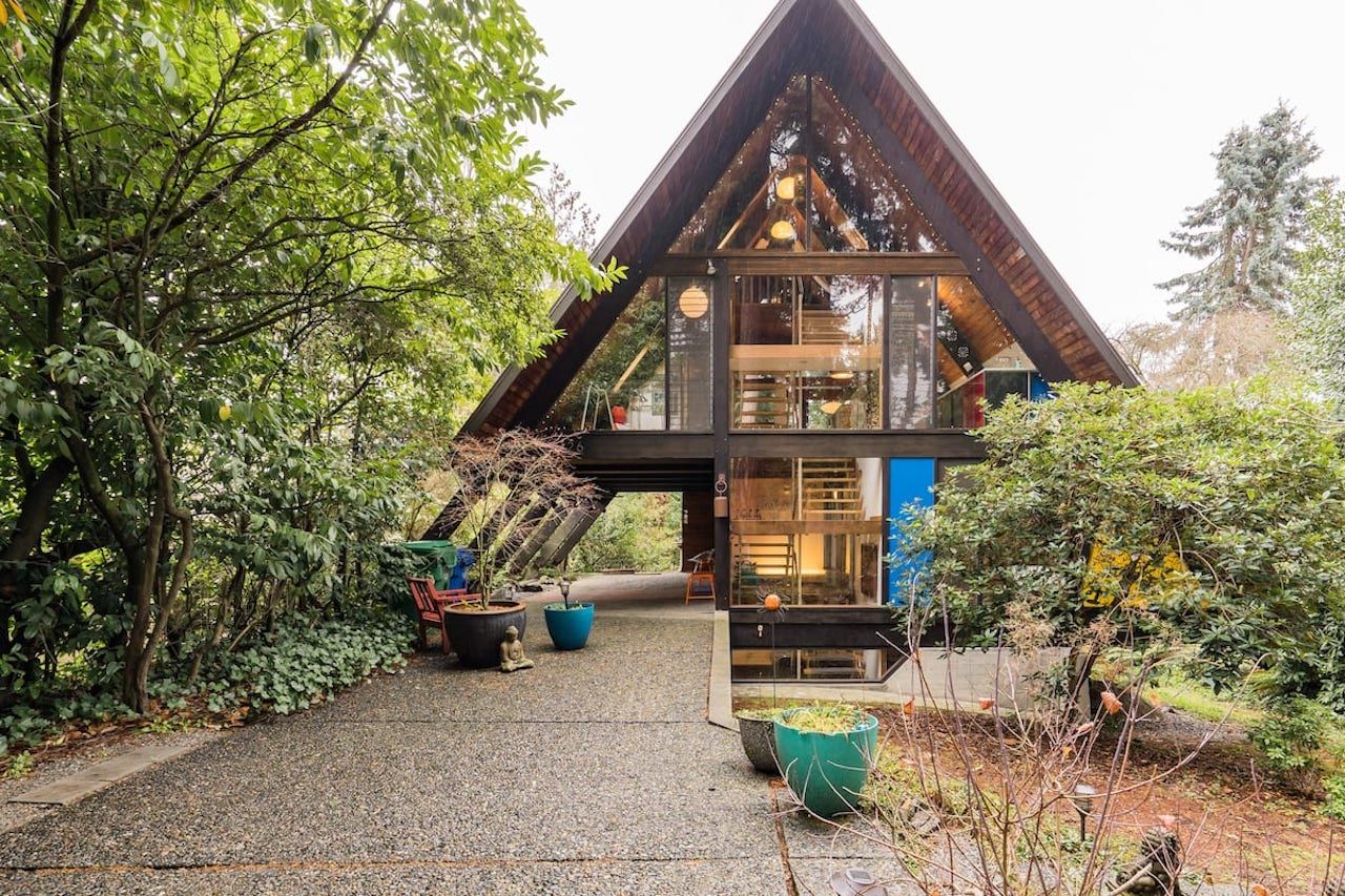 Pacific Northwest Airbnb Architectural A-frame Seattle
