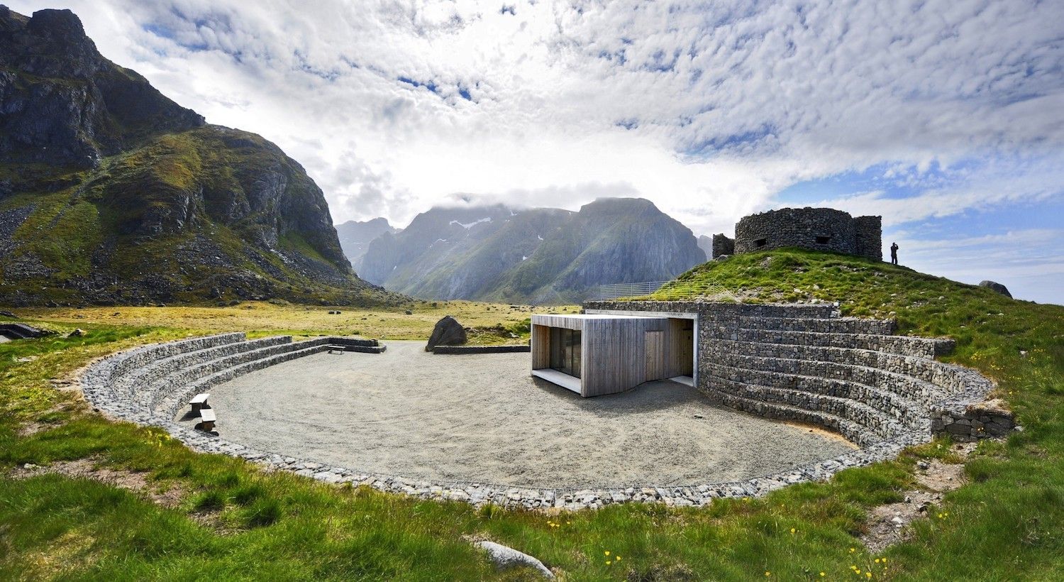 Public Toilet lofoten route in Norway