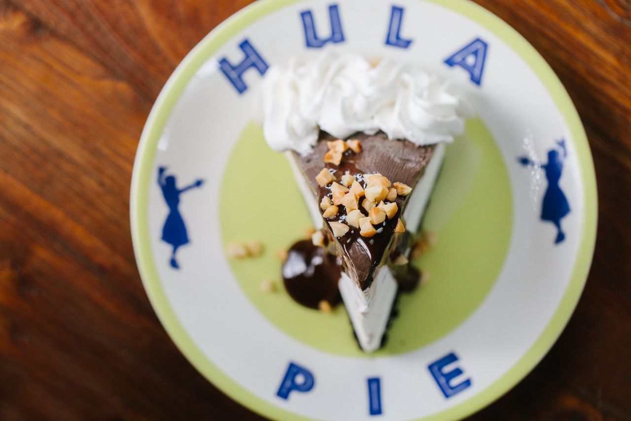 Hula pie at Duke's at Huntington Beach