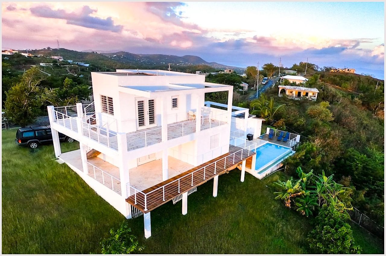 External shot of one of the best Airbnbs in Puerto Rico