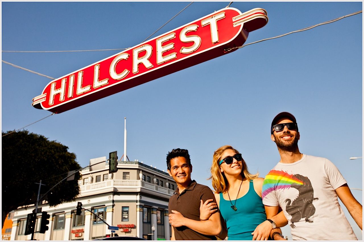 Hillcrest in San Diego one of the best gay neighborhoods in the US