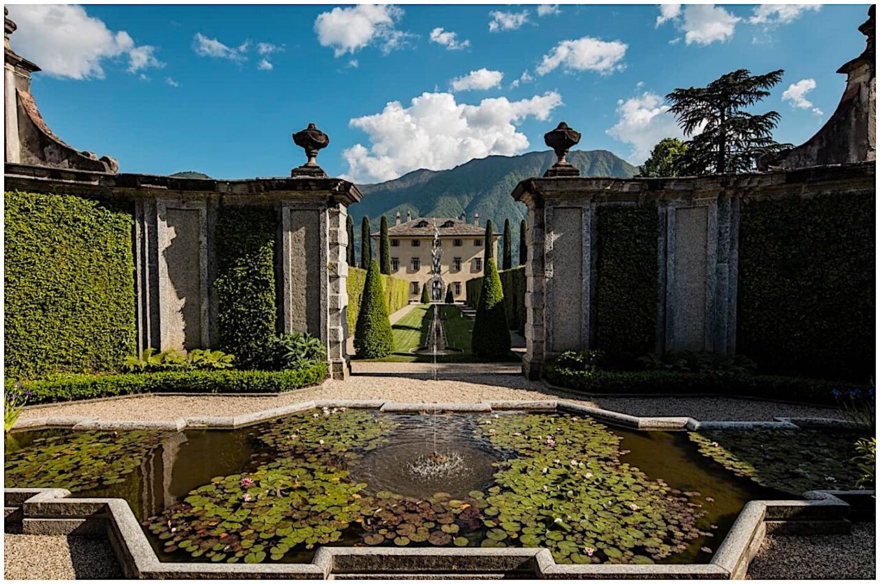 Gardens of House of Gucci Airbnb