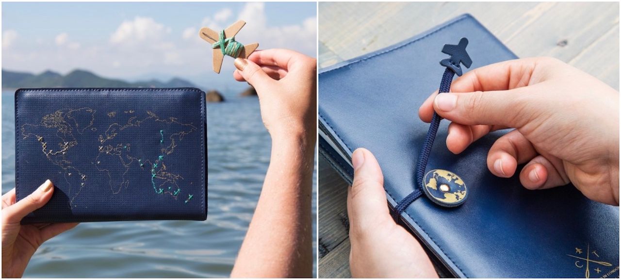 Stitch your travel notebook