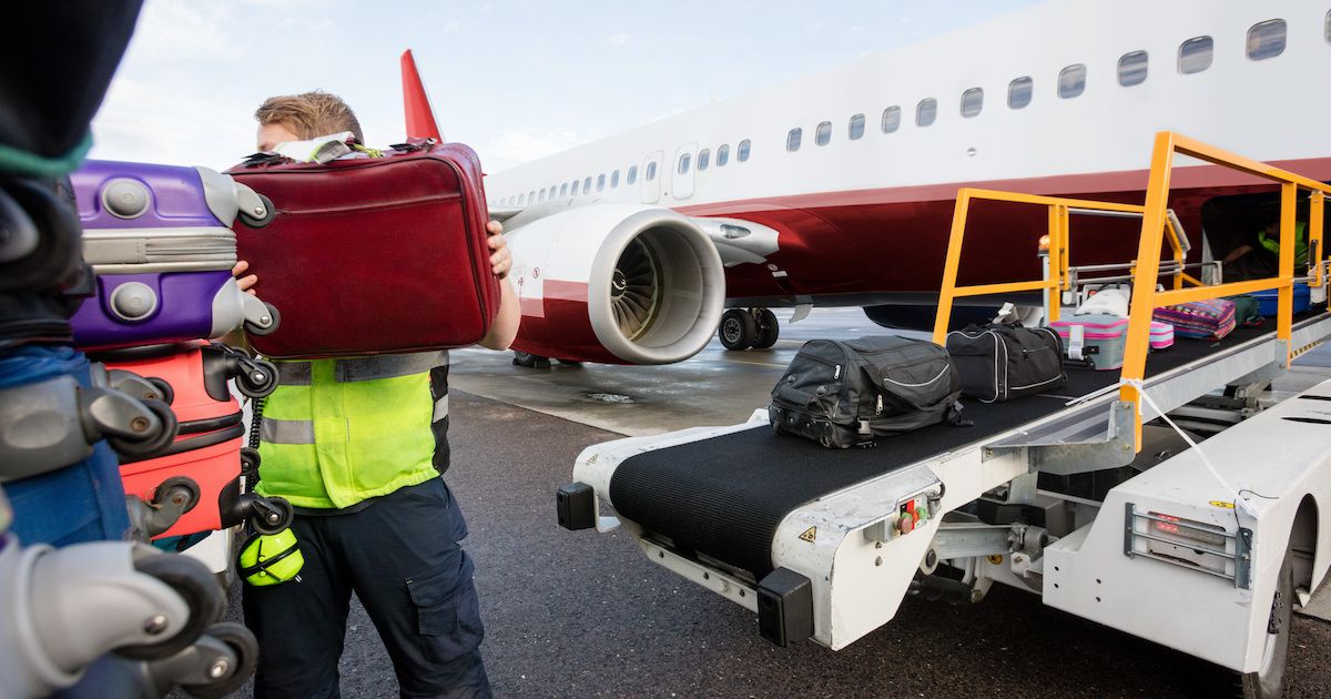 western style leather luggage