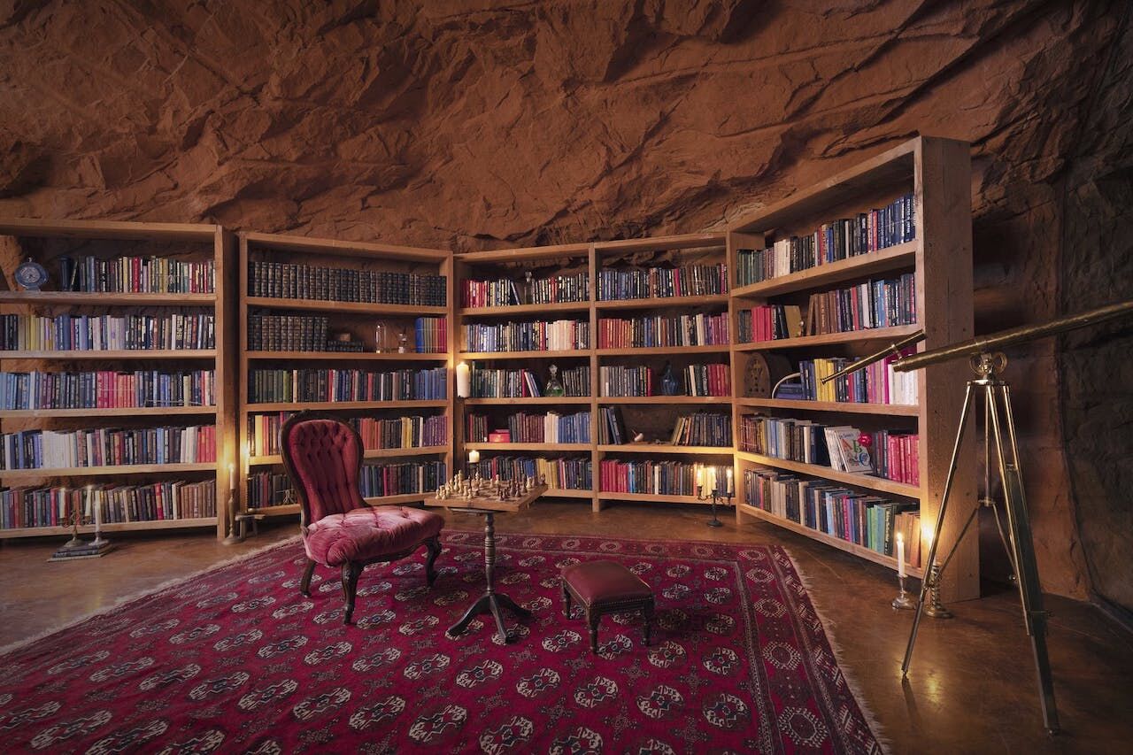 Grinch's cave library