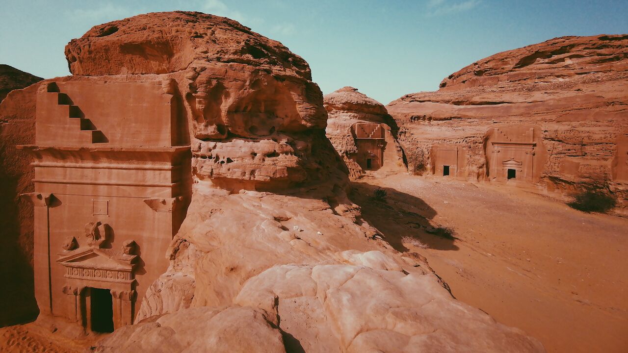 AlUla is Saudi Arabia’s first UNESCO World Heritage Site. It encompasses a series of tomb complexes.