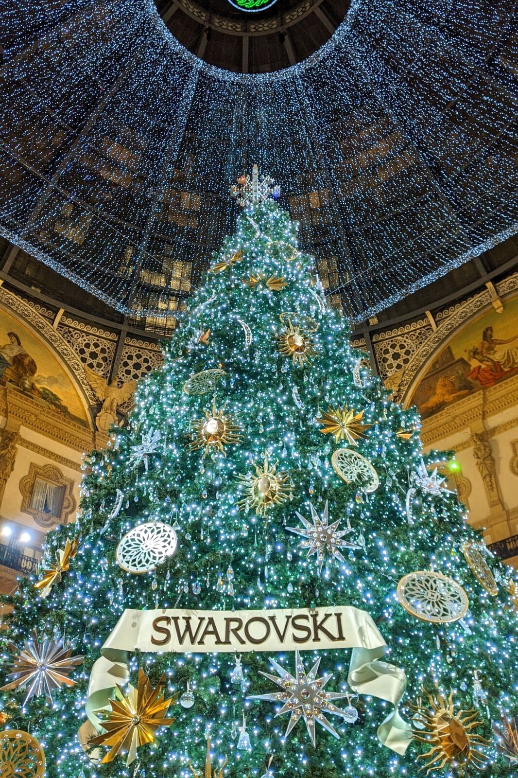 Christmas tree Milan, Lombardy, Italy, December