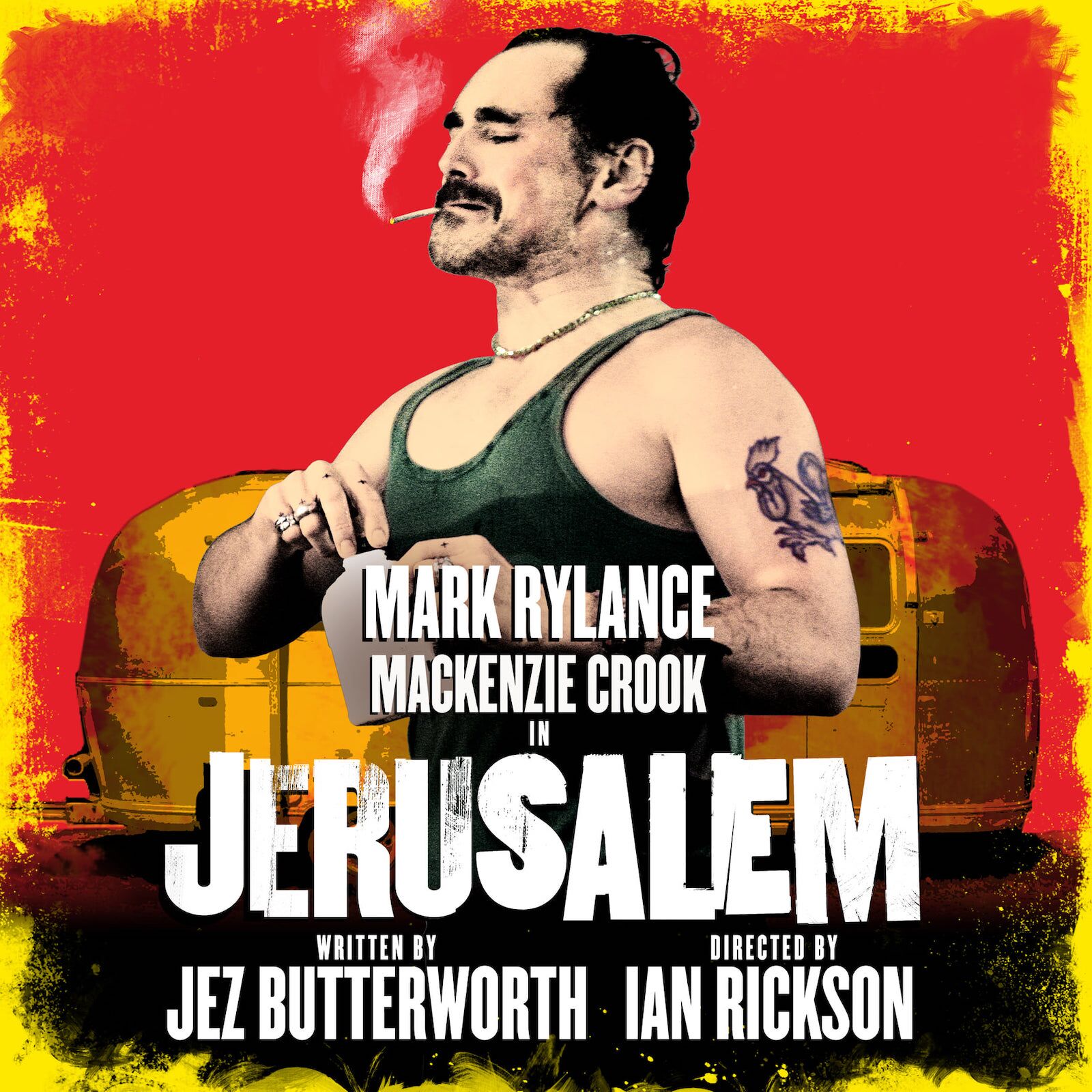 Poster for "Jerusalem", one of the best London shows in 2022