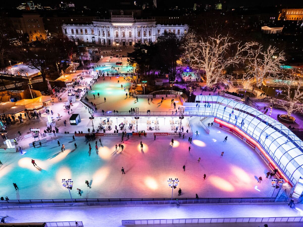 Austria Ice Skating Is No Joke — See Vienna's DoubleDecker Skating Rink