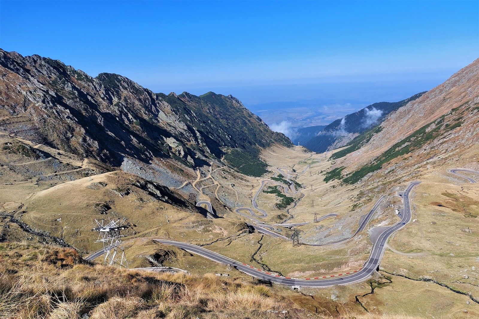 The Transfăgărășan, a road known for frequent grizzly bear sightings in Romania
