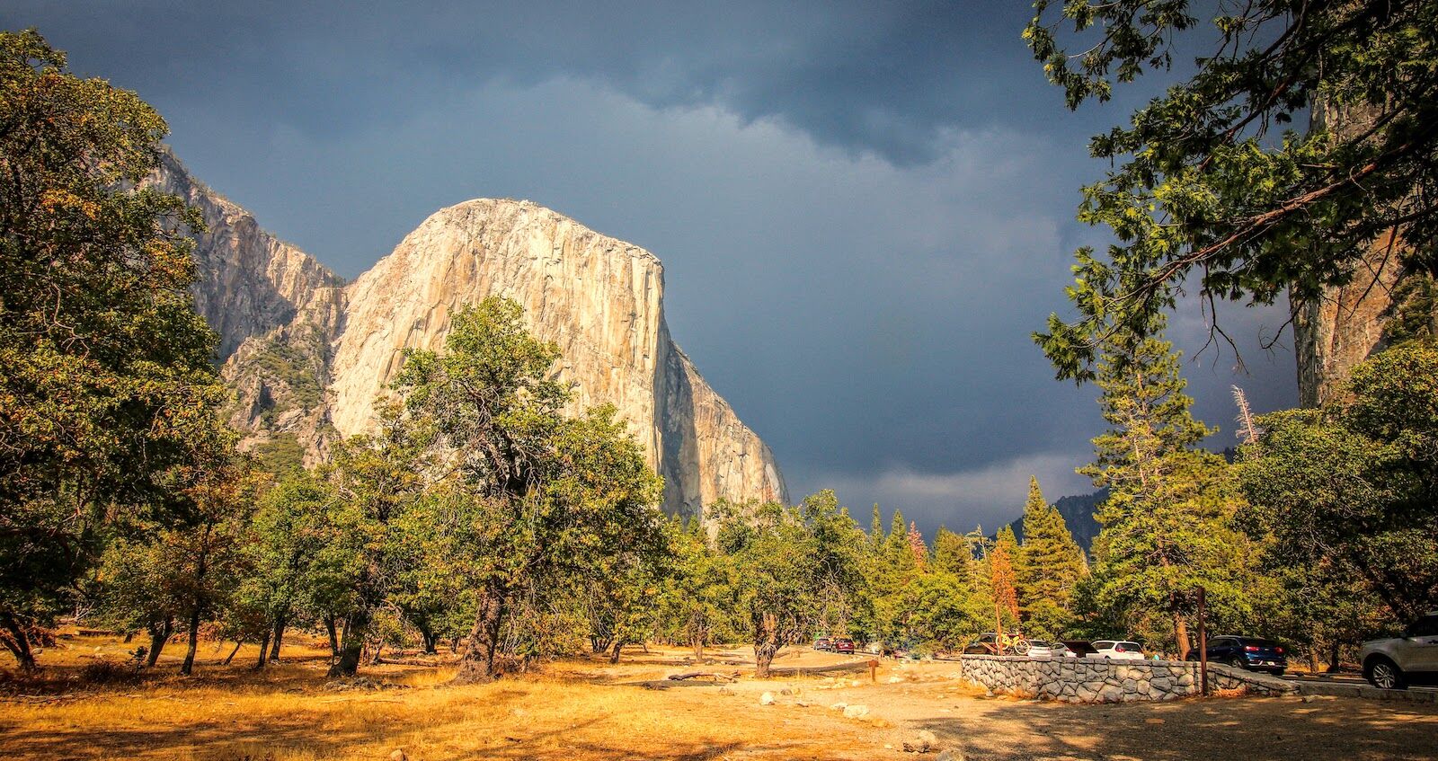 El Cap in the famous Yosemite Valley