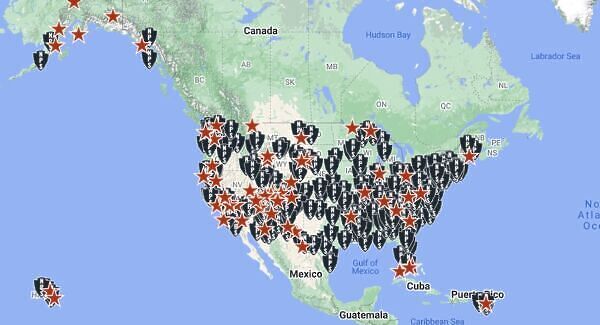 Map Shows All 429 National Park Sites in the United States