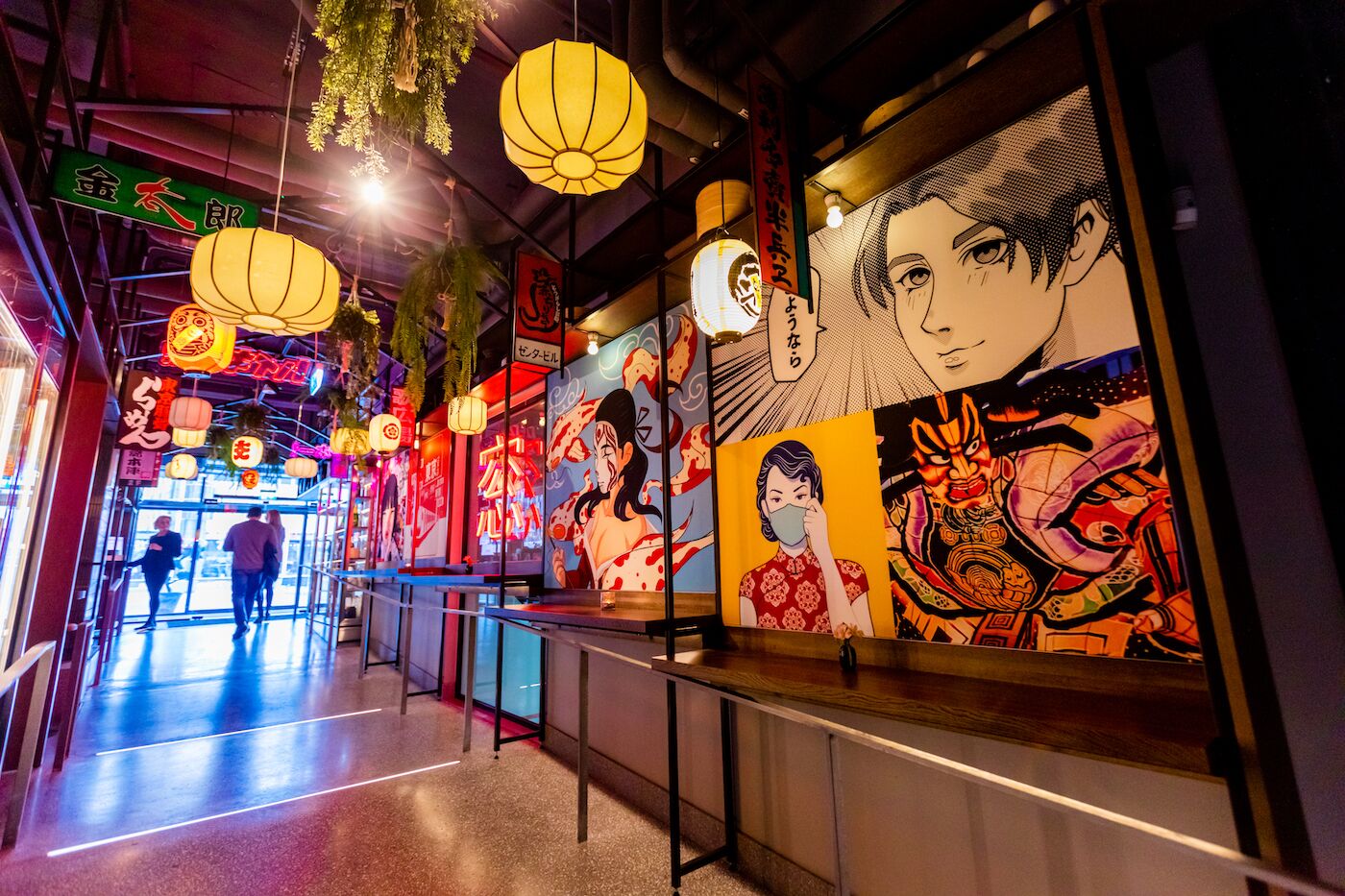 Asian brasserie located inside Space, the largest gaming entertainment center, located in Sweden