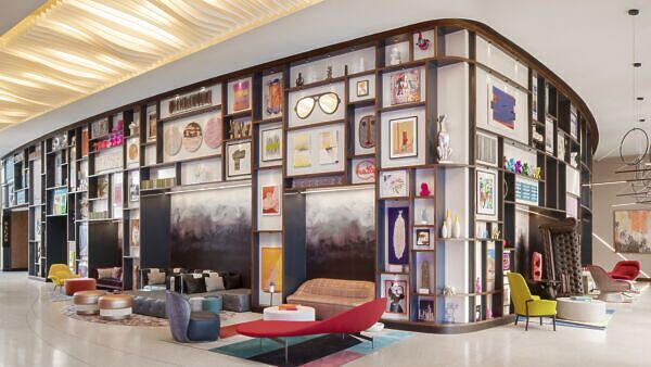 Lake Nona Wave Hotel Living Room