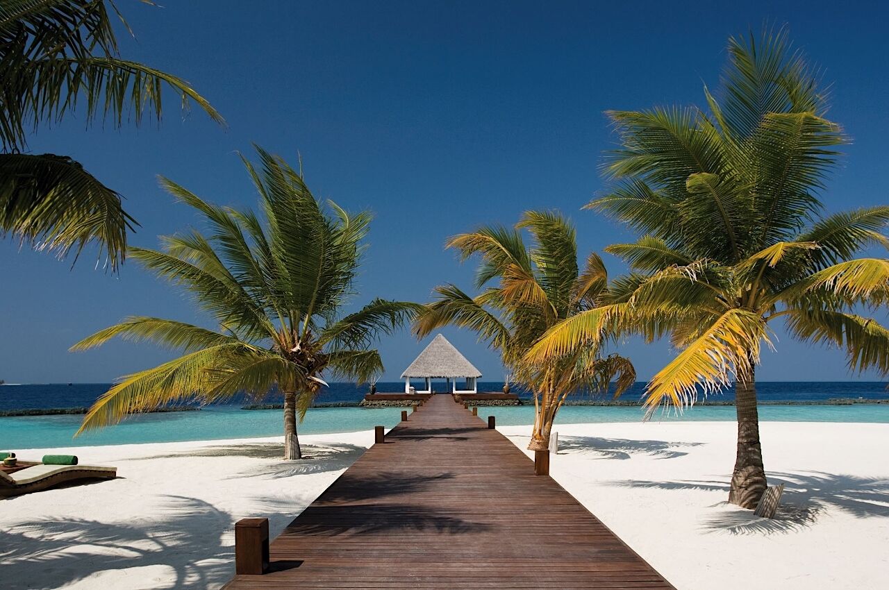 Beach in the Maldives at Coco Bodu Hithi Resort 