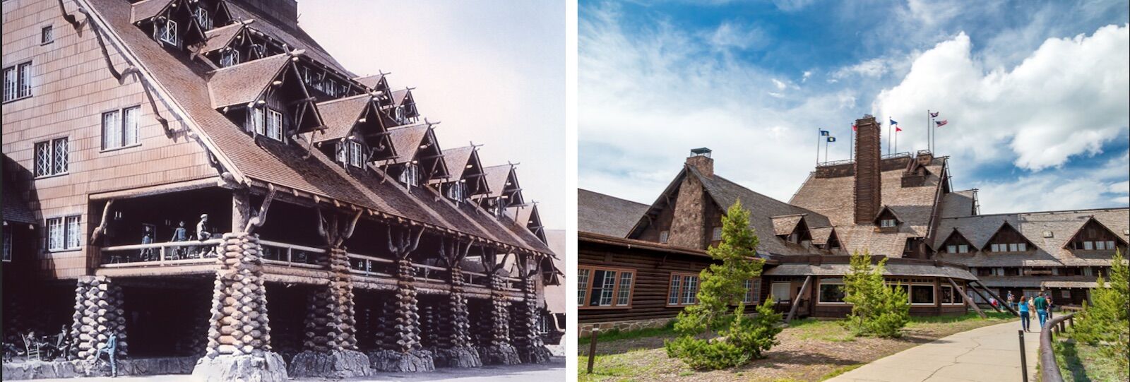 Yellowstone history: old faithful inn