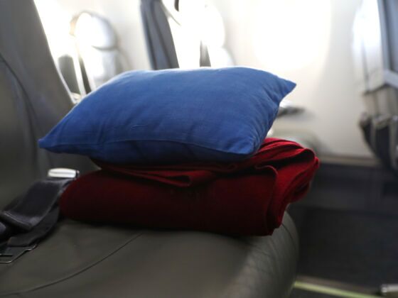 pillow travel hack