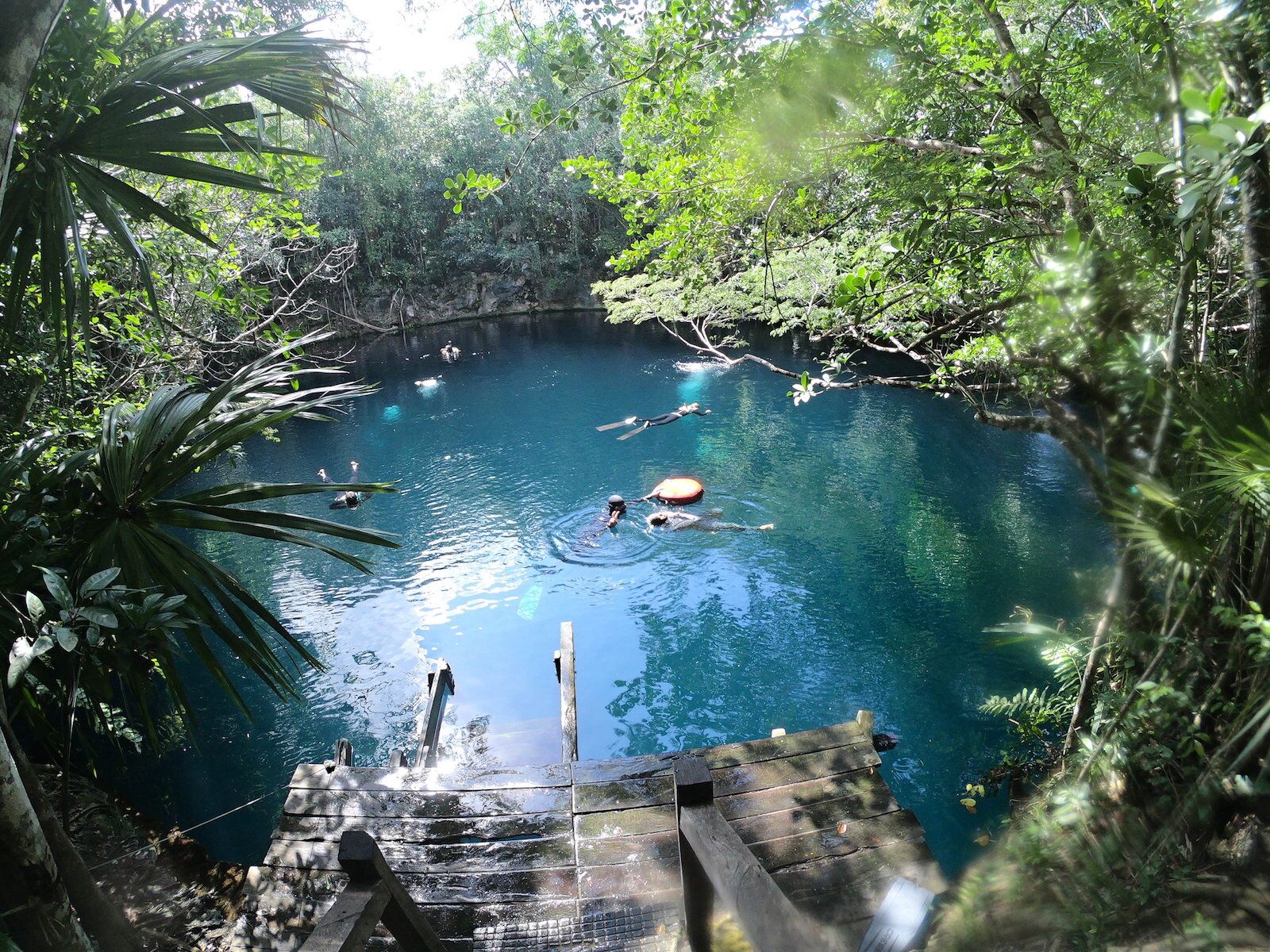 What is freediving if not a chance to check out awesome cenotes like this one?
