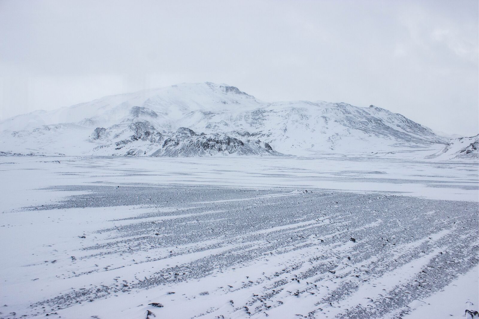 The langjokull glacier iceland ice caves