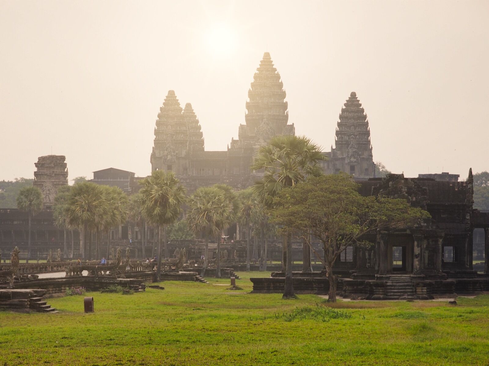 Temple in Angkor, an ancient city near Siem Reap in Cambodia