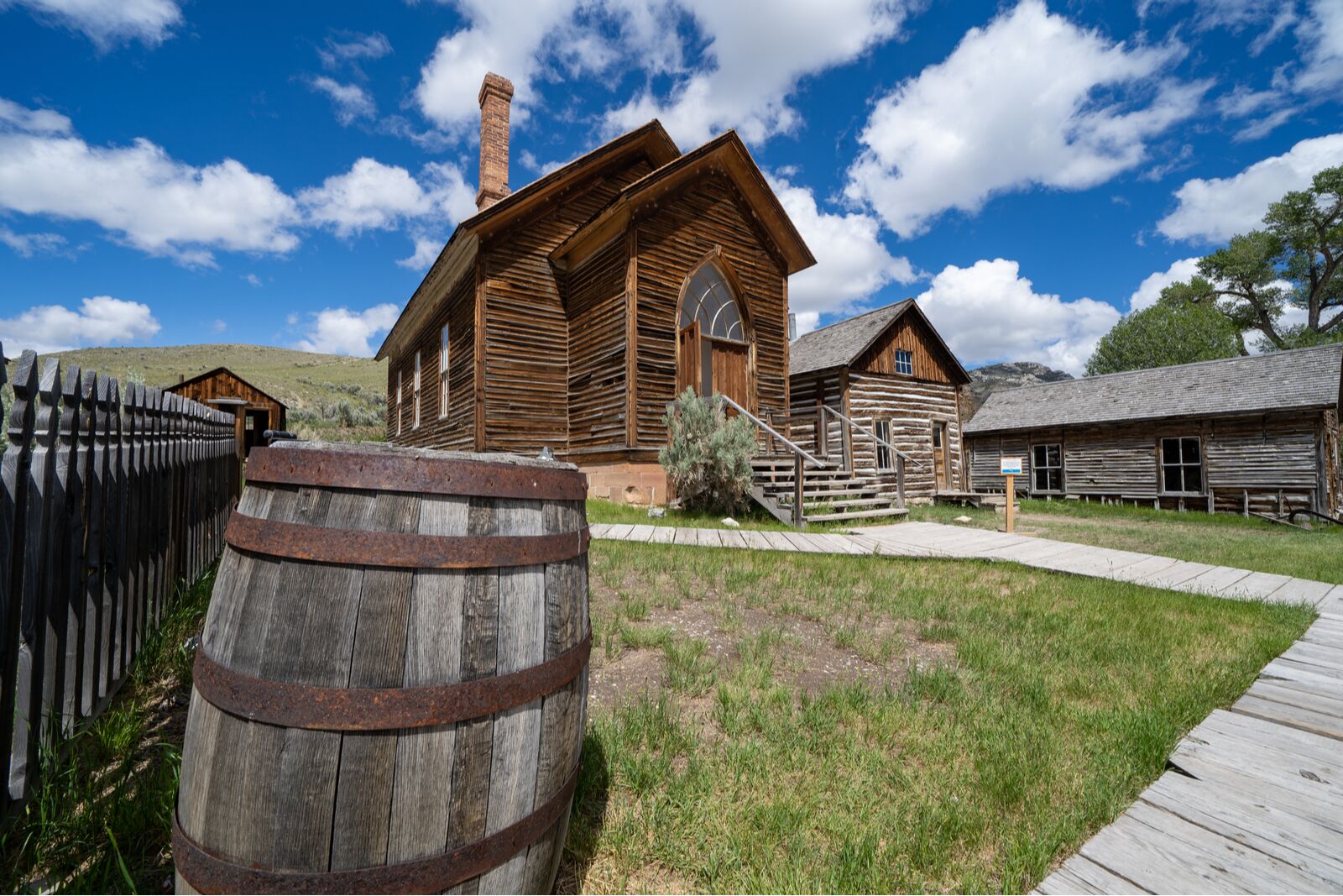 A ghost town state park in Montana