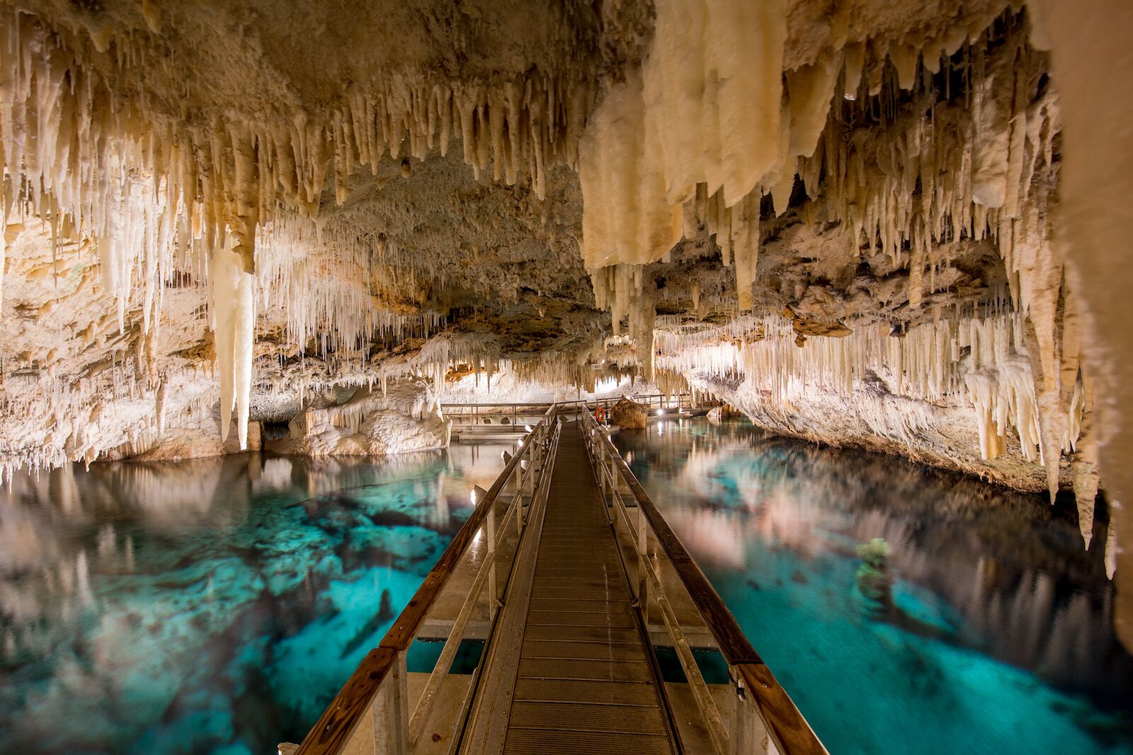 Bermuda caves - most famous is crystal cave, shown here 