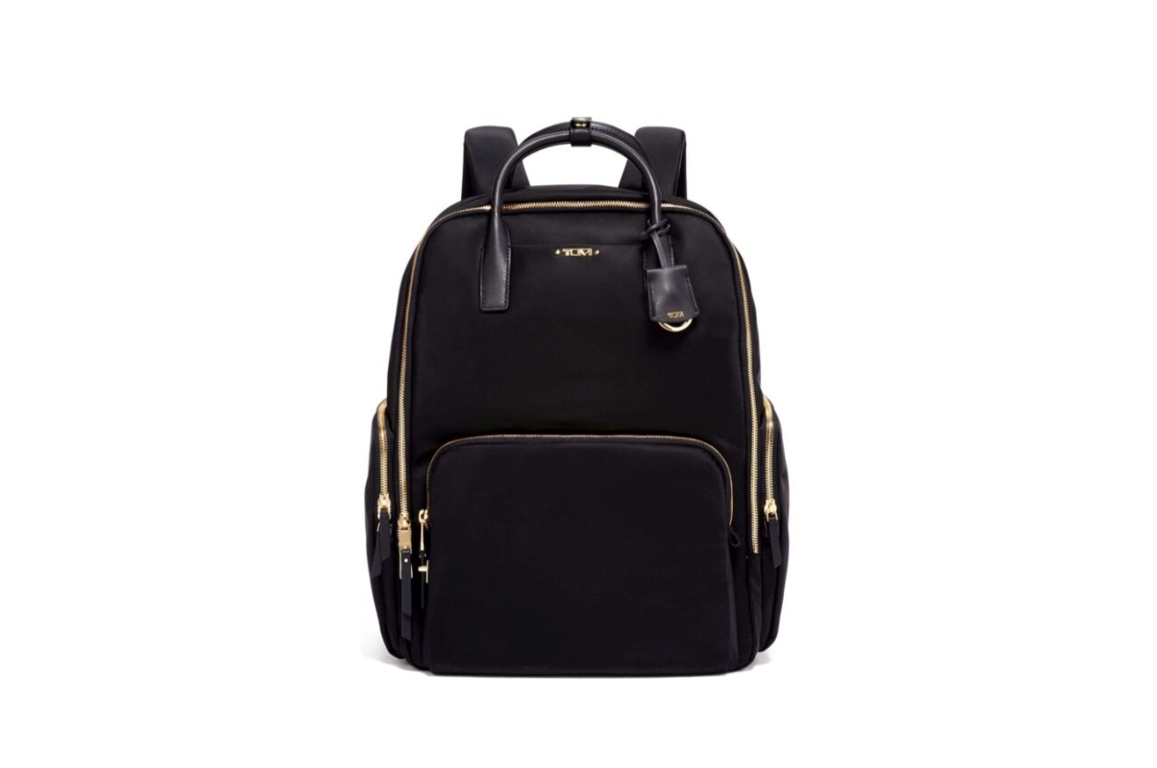 Black business backpack from TUMI 