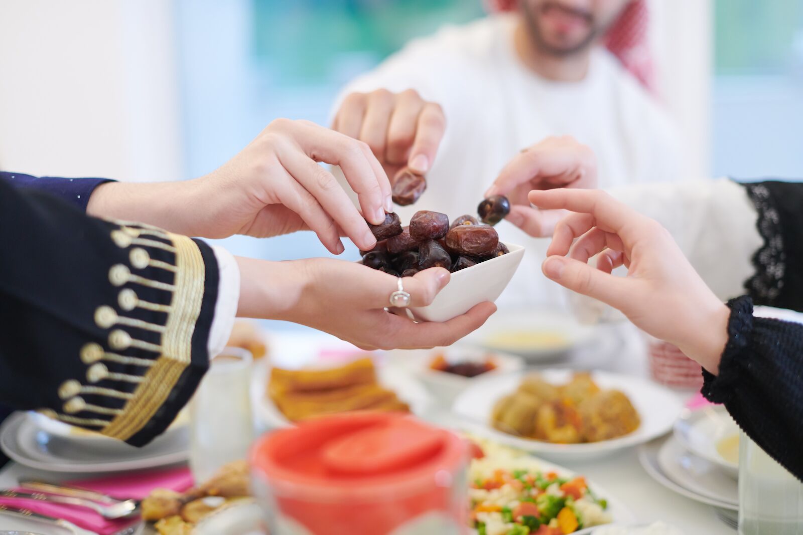 ramadan dishes family sharing dates