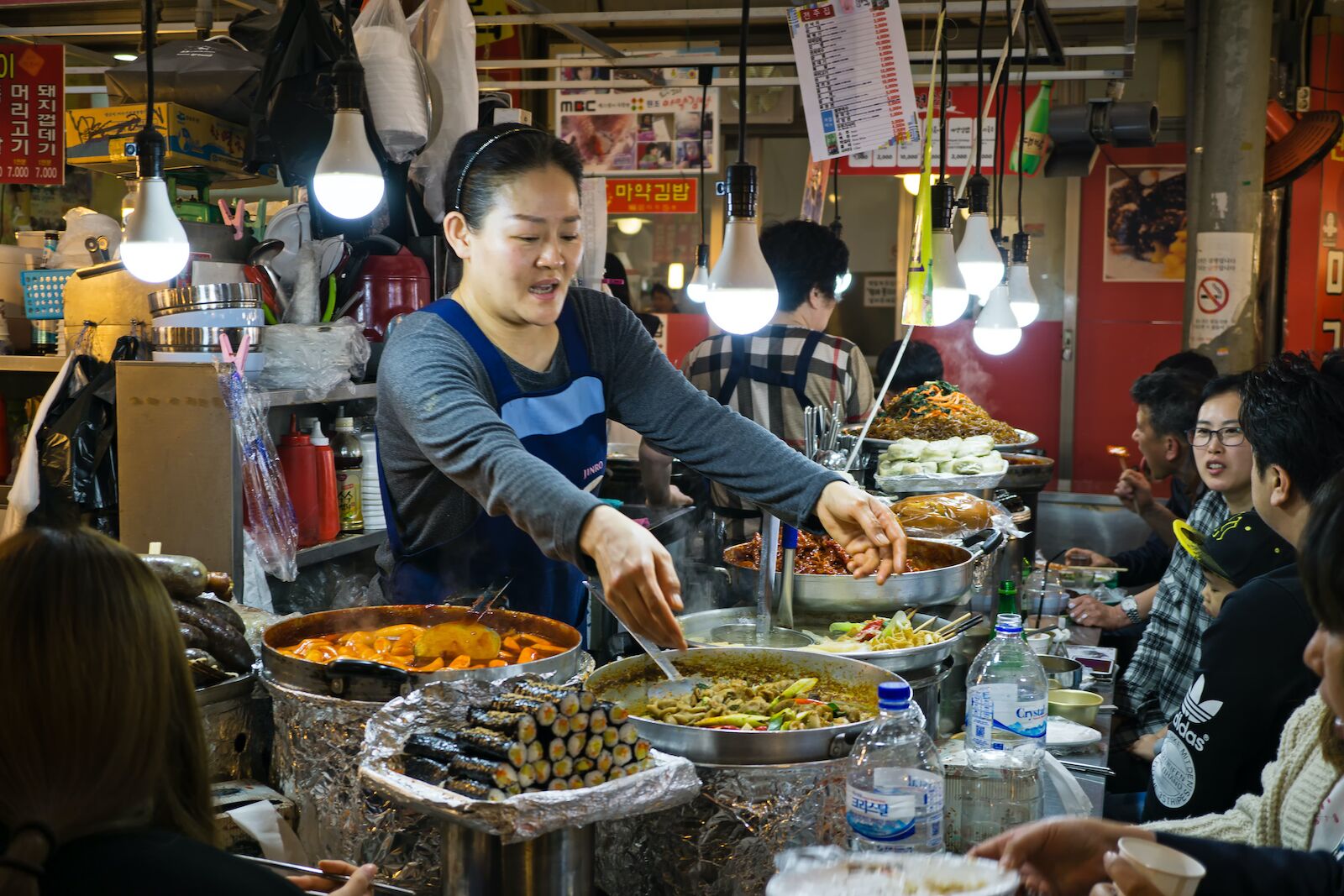 pojangmacha Gwangjang Market in Seoul