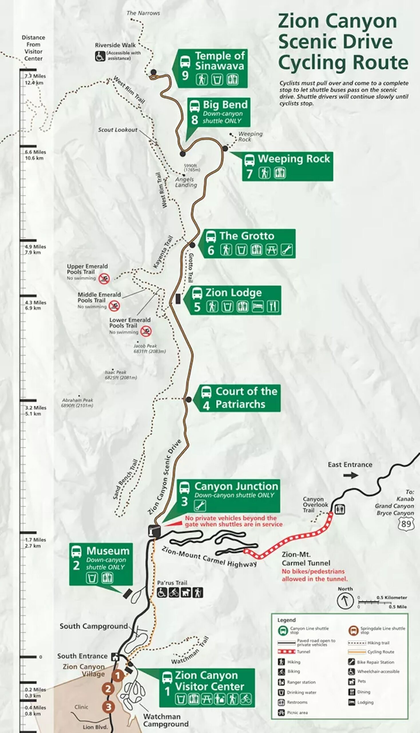 zion national park shuttle guide