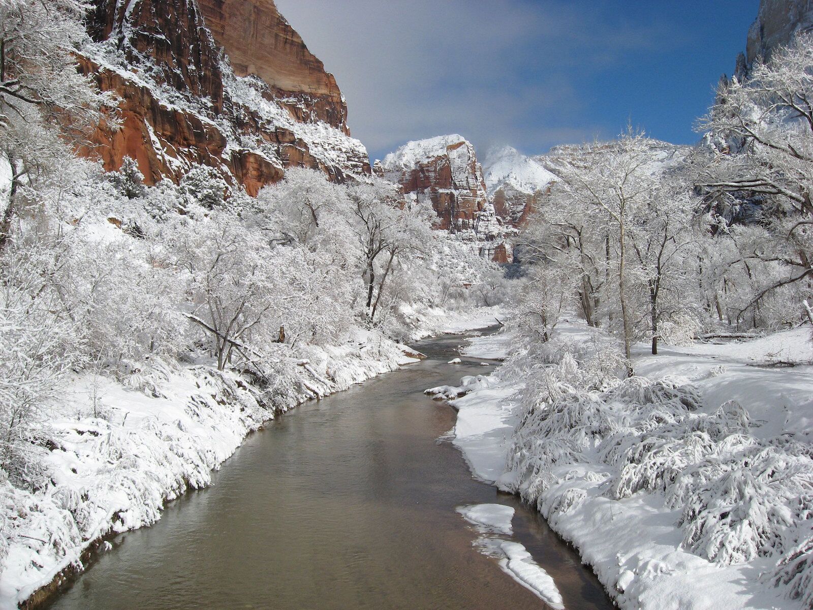 Winter in Zion