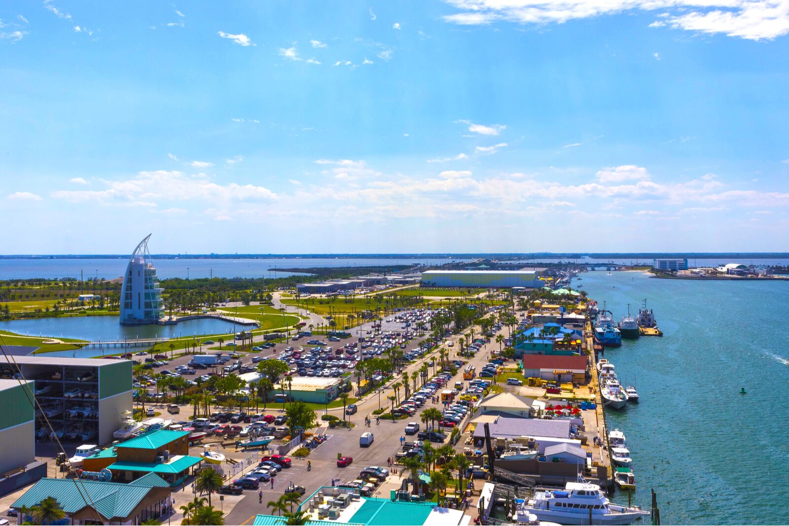 cape canaveral city view