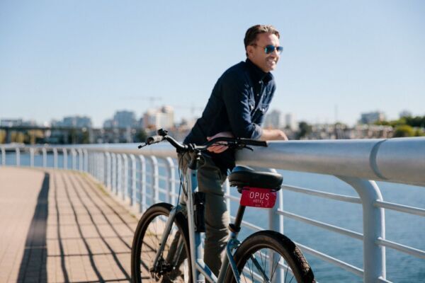 biking along vancouver waterfront