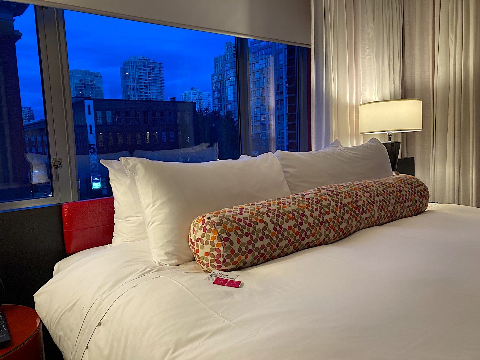 bed at opus hotel vancouver