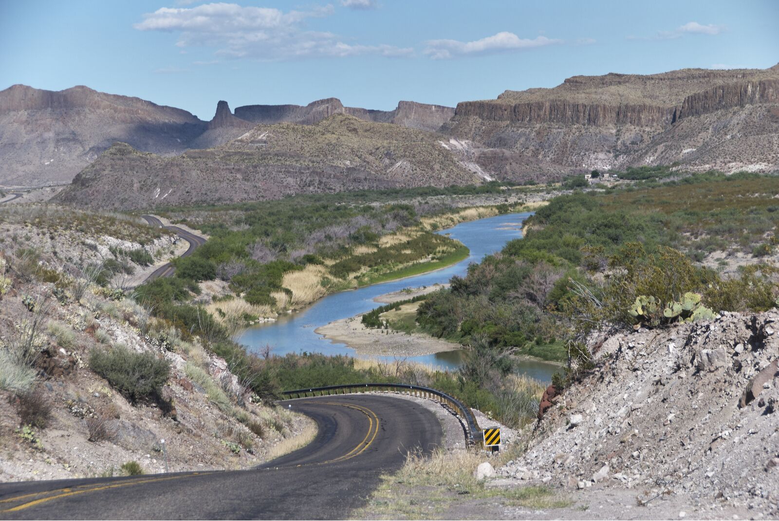 steepest highway grades in the us - rio grande in texas