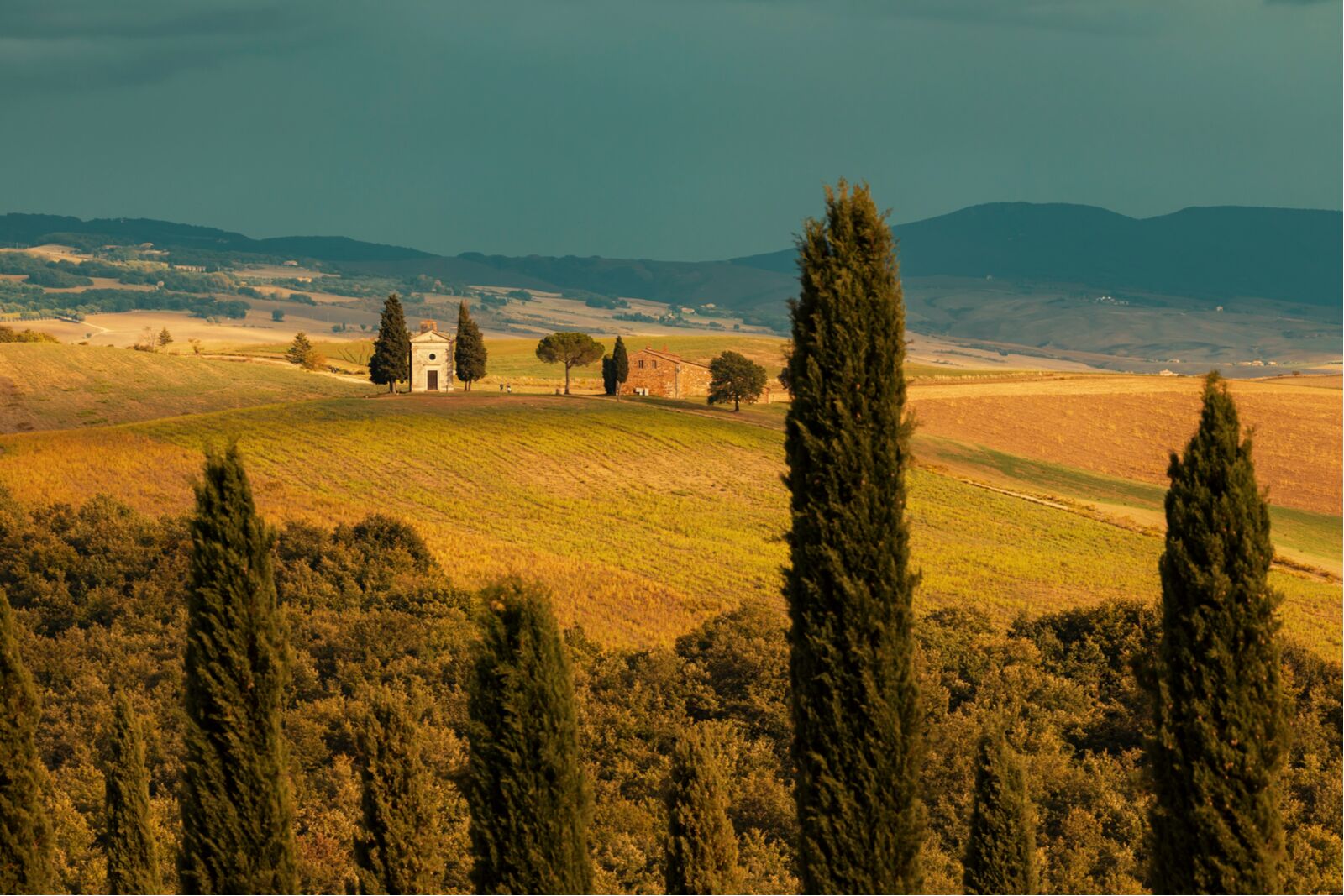 Views from the Val D'Orcia valley