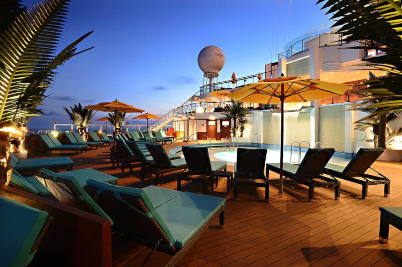 Deck on Carnival Cruise