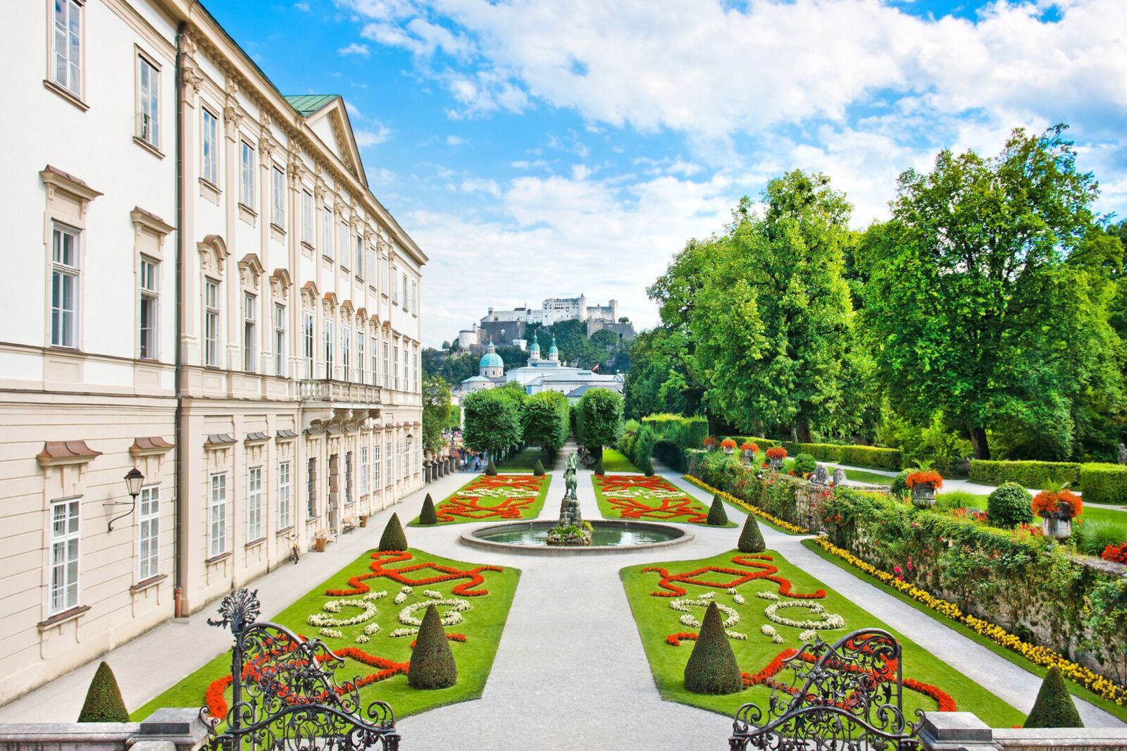Mirabell gardens - free things to do in salzburg austria