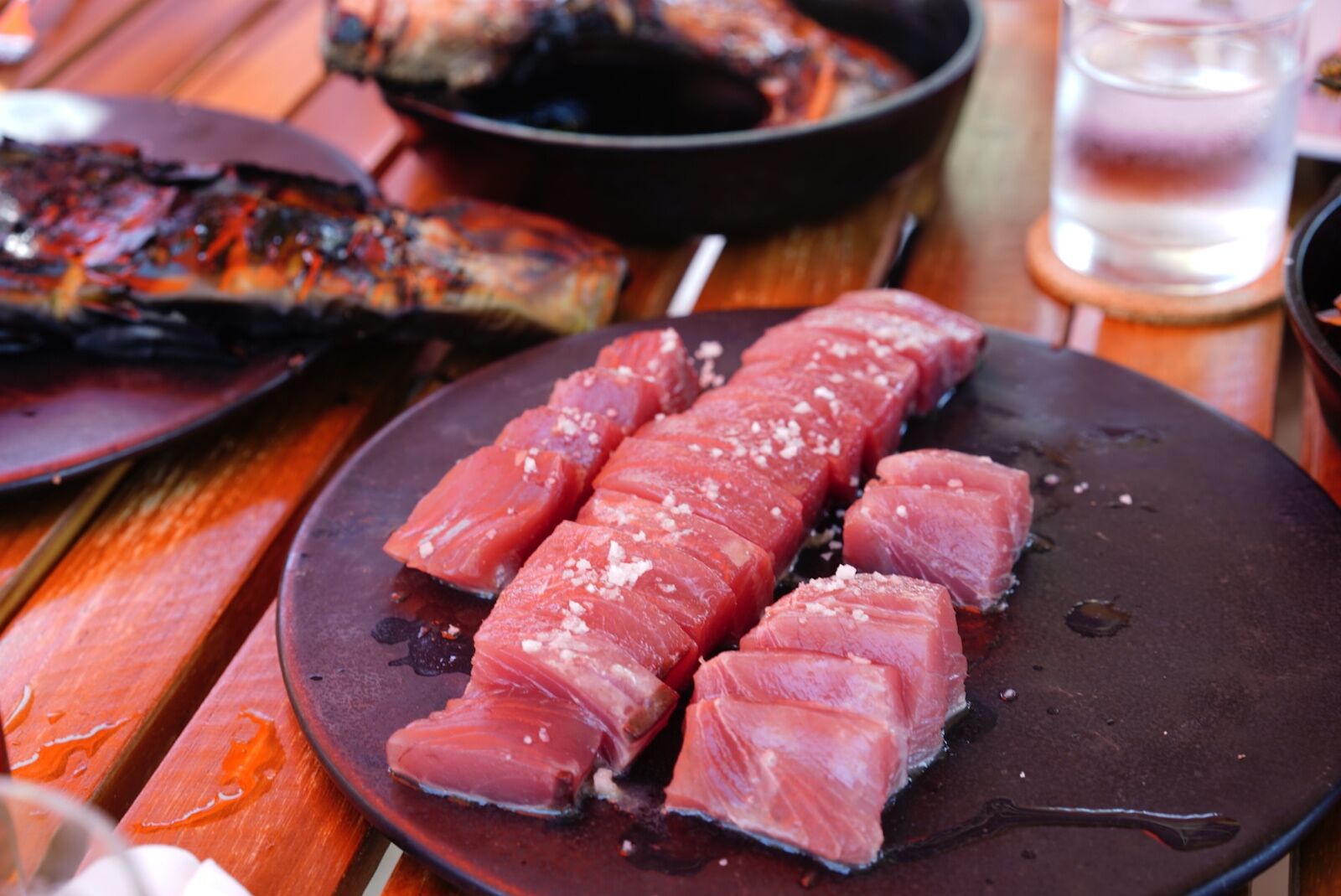 raw tuna cooking class at thompson zihuatanejo