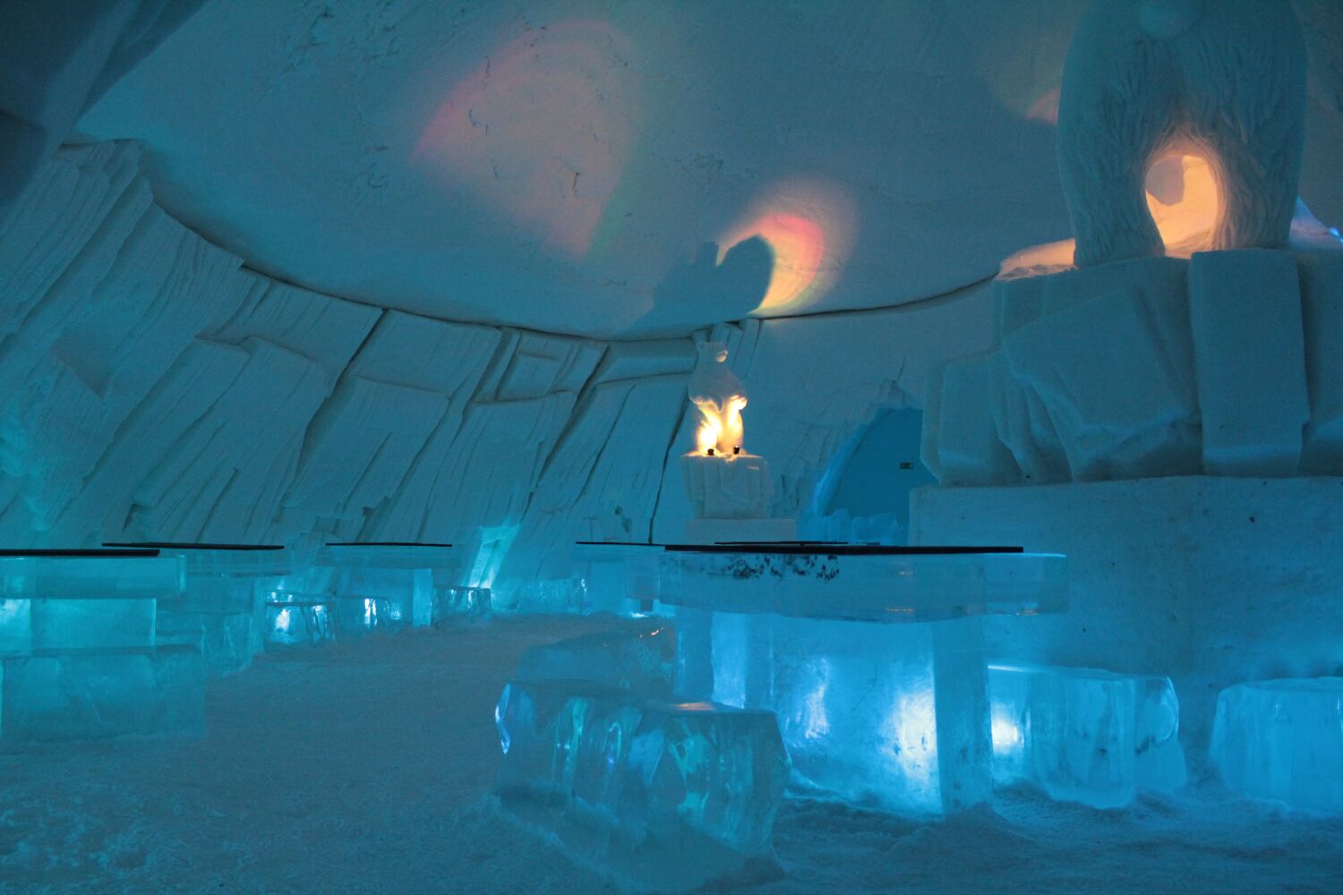Lapland Hotels snowvillage ice restaurant extreme restaurants