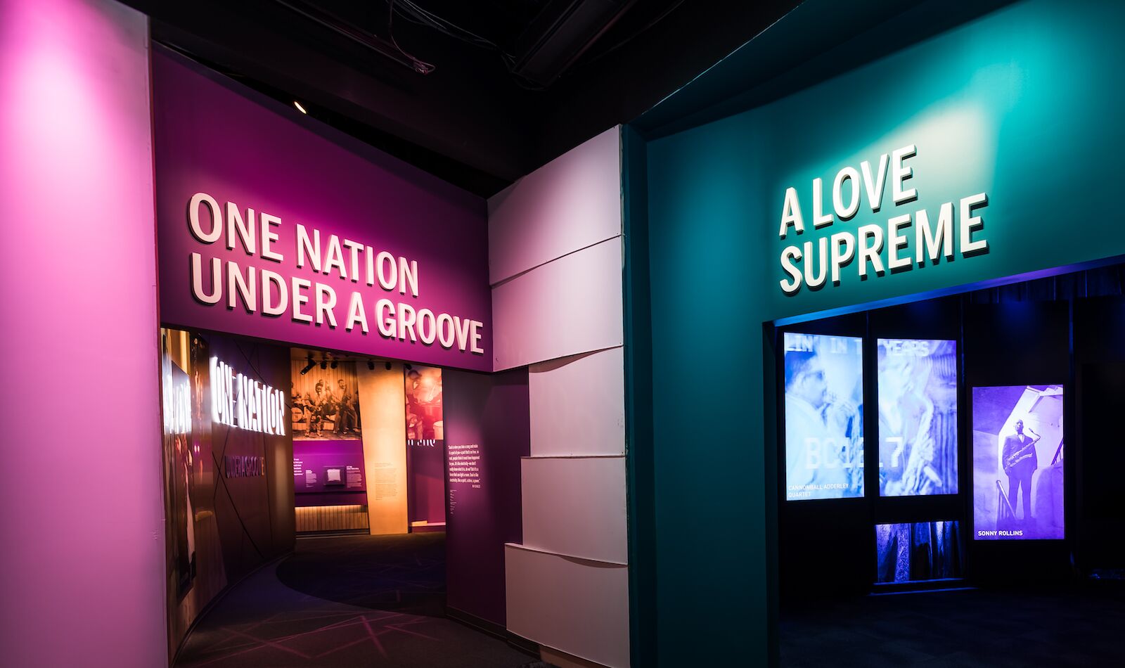 Gallery at the National Museum of African American Music in Nashville, Tennessee