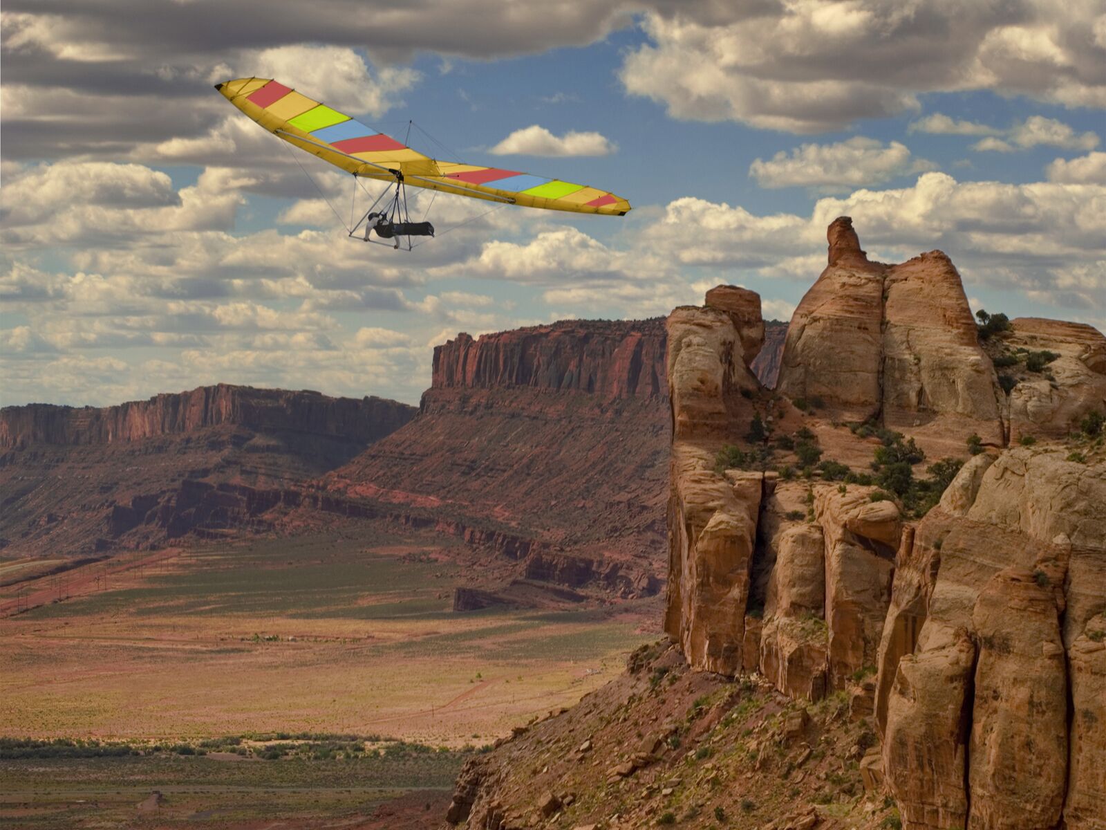 utah hang gliding vs paragliding