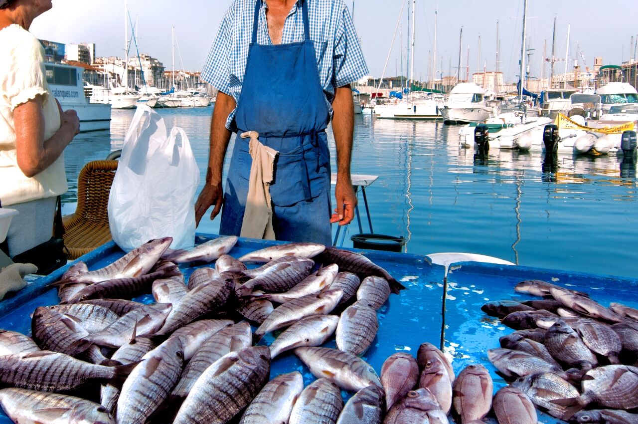 Fish market in Marseille 