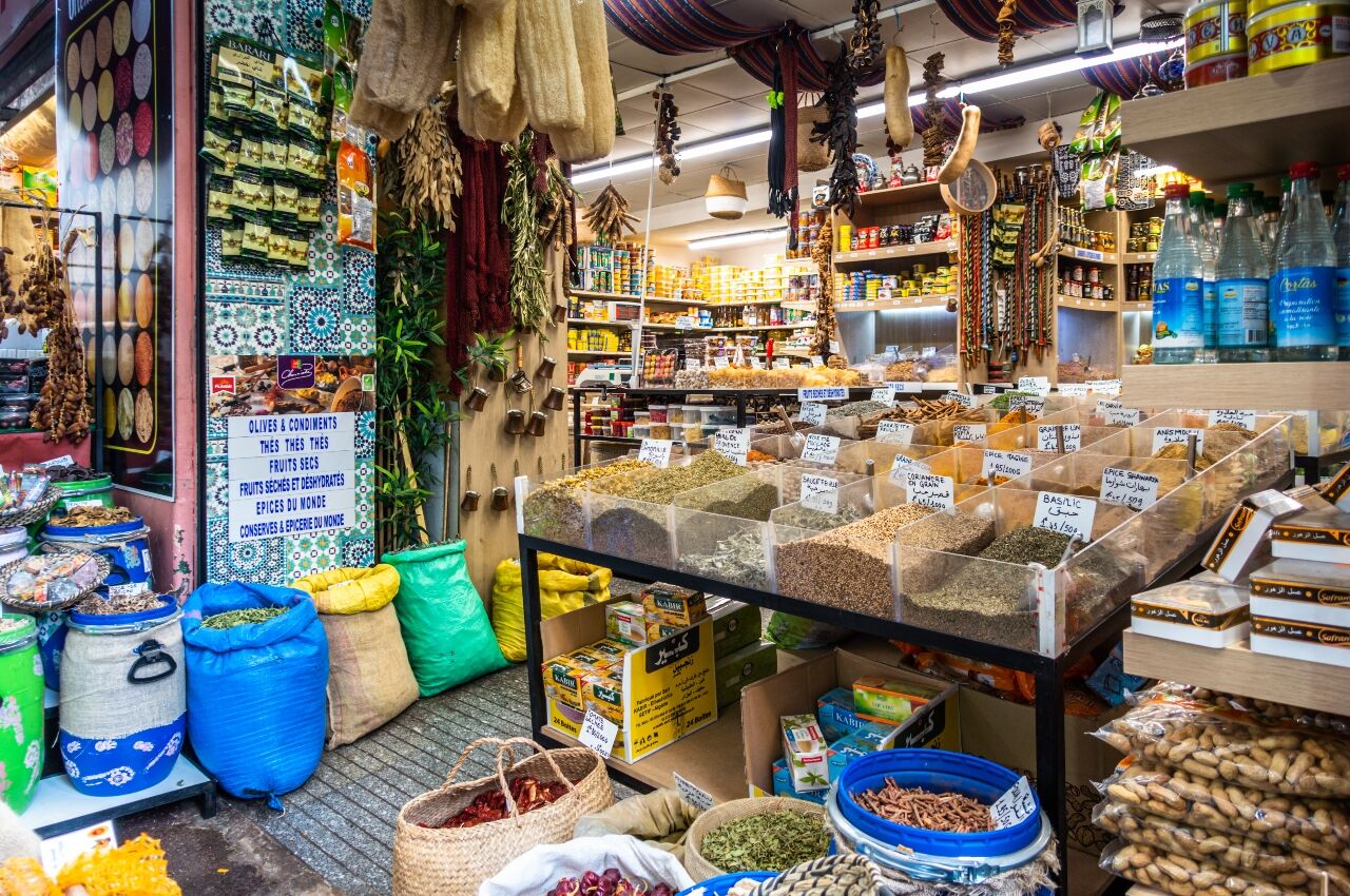 Spice market in Marseille 