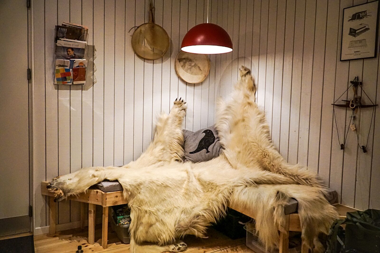 indigenous hunting and fishing experiences-Interior of Cafe Inuk