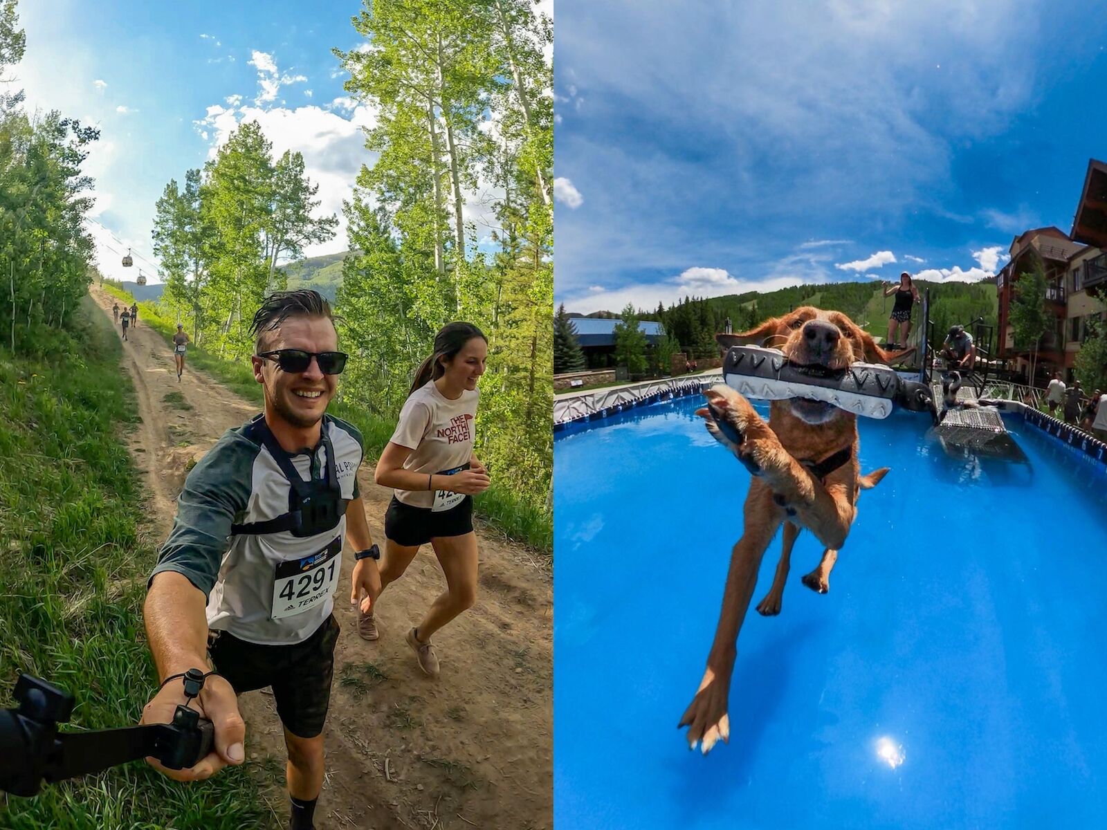 gopro mountain games - running and dogs 