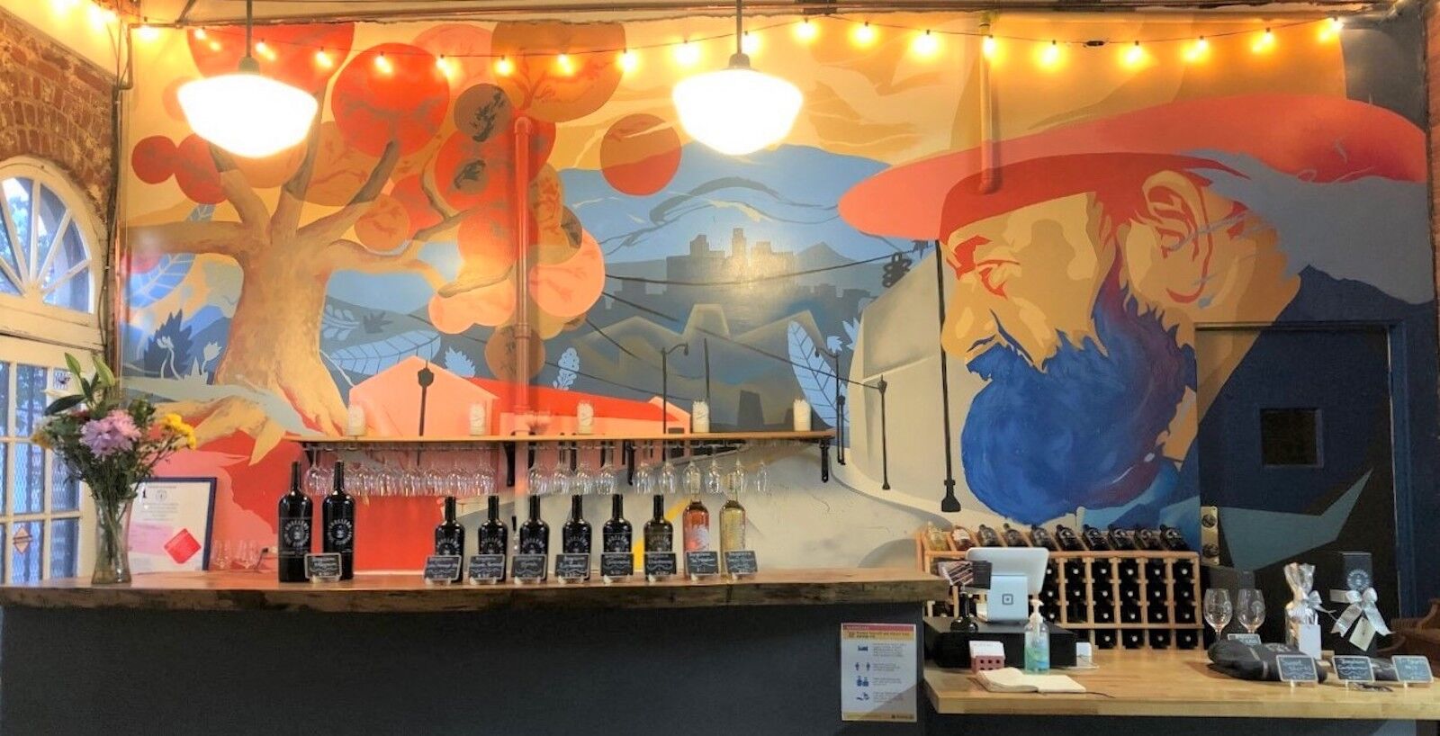 Angeleno Winery-interior bar-los angeles wineries