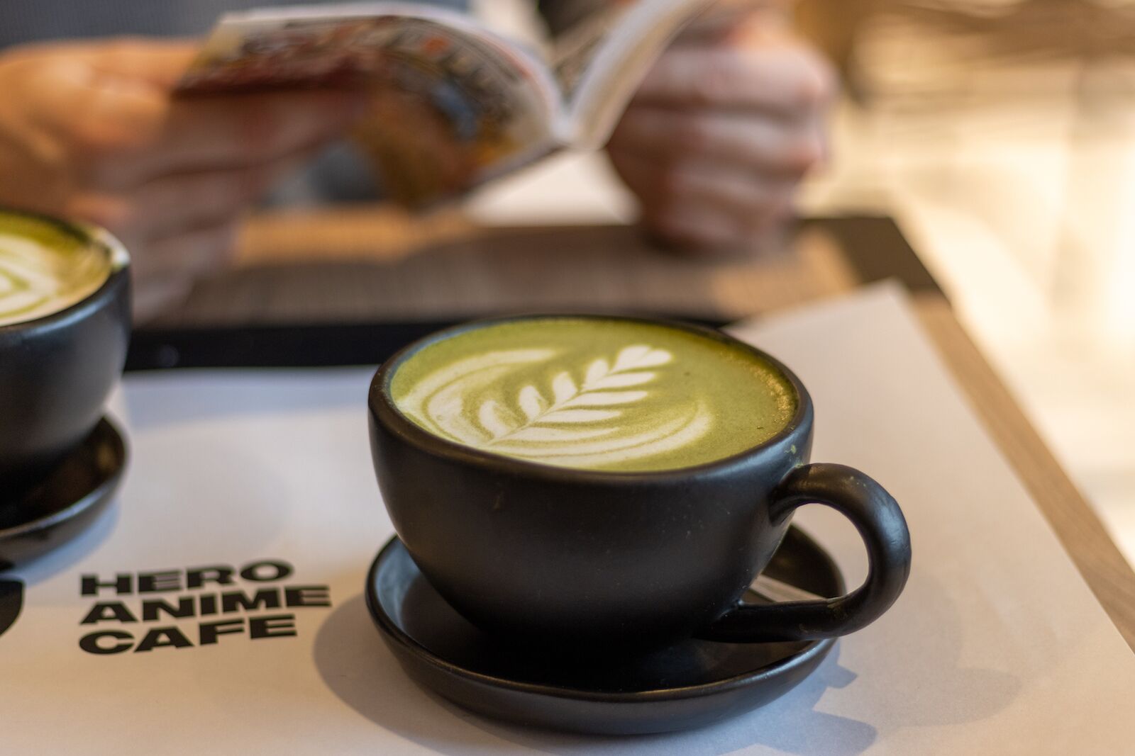 HeroAnimeCafe-match latte-comic book cafes